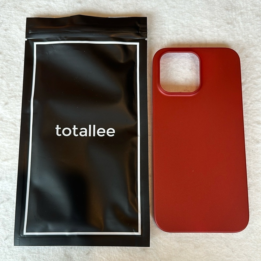 NWOT Totallee Cases iPhone 14 Pro Max Red Slim & Minimal Phone Case
